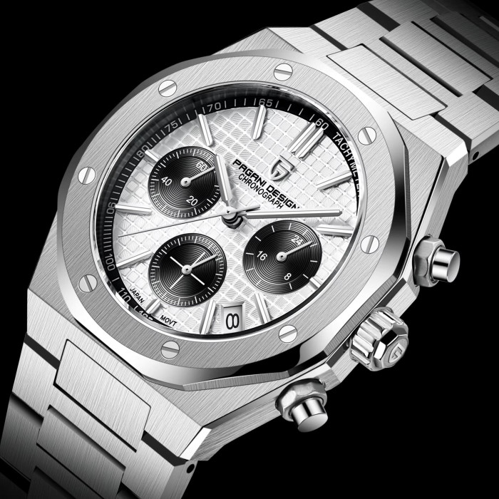 Наручний годинник Pagani Design PD-1707 Silver-Black