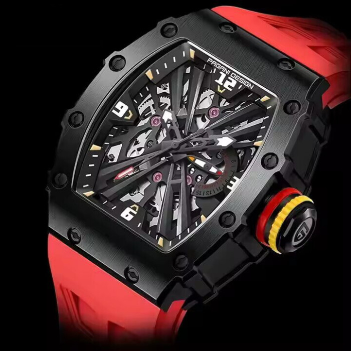 Наручний годинник Pagani Design PD-1738 Black-Red