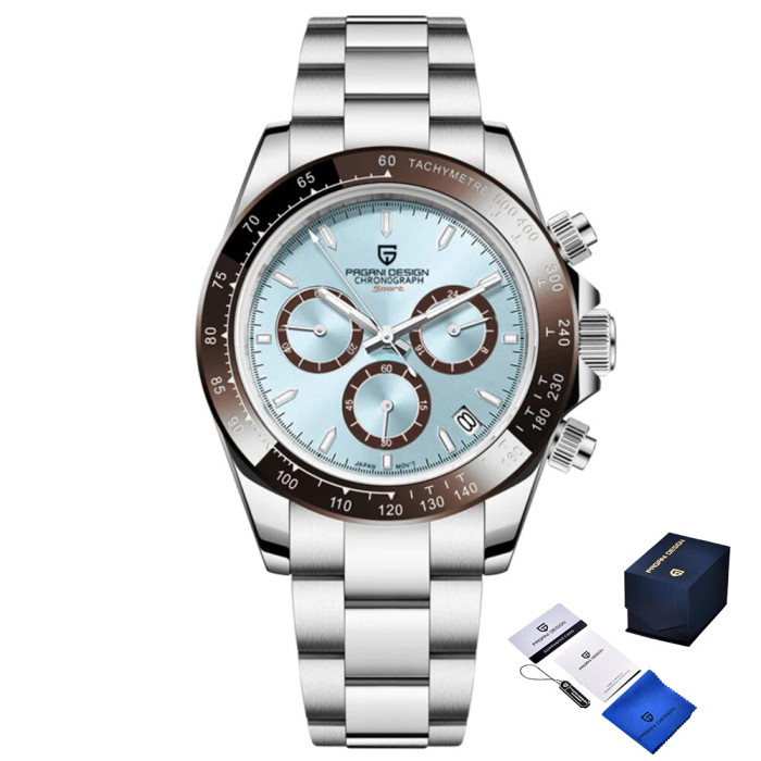 Наручний годинник Pagani Design PD-1644 Silver-Blue