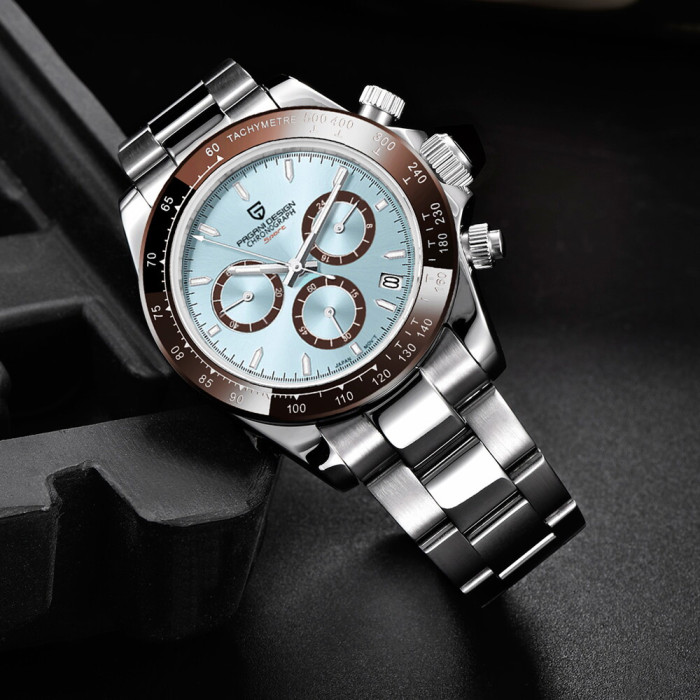 Наручний годинник Pagani Design PD-1644 Silver-Blue