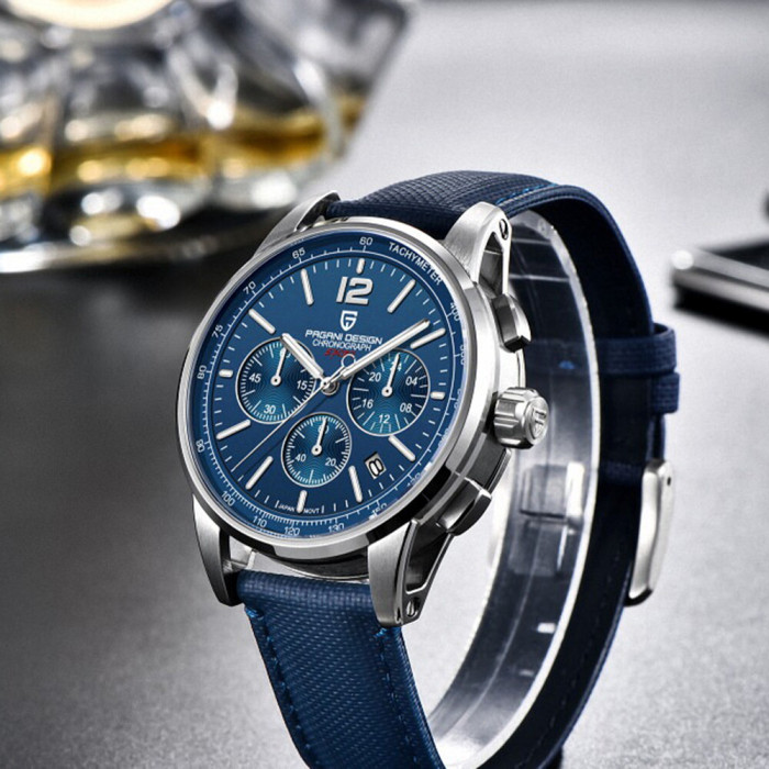 Наручний годинник Pagani Design YS008 Silver-Blue