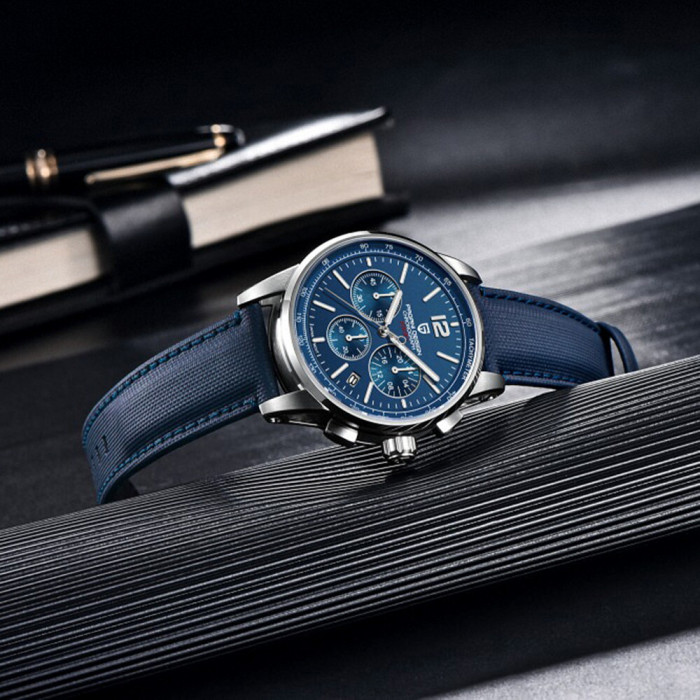 Наручний годинник Pagani Design YS008 Silver-Blue