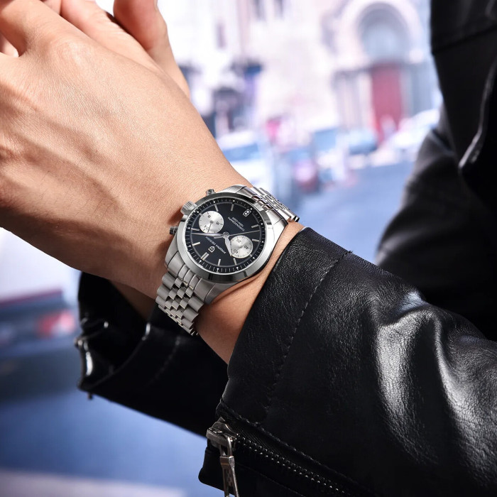 Наручний годинник Pagani Design PD-1775 Silver-Black