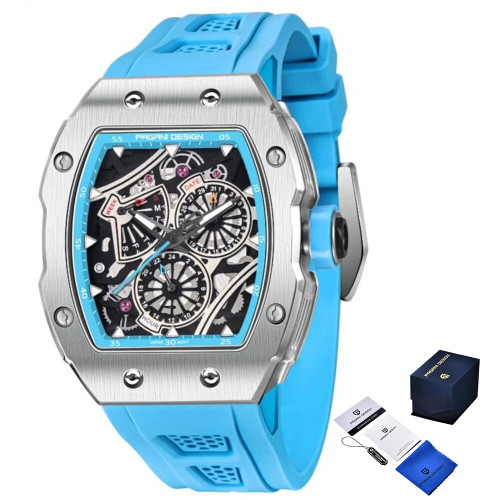 Наручний годинник Pagani Design PD-YS012 Silver-Blue