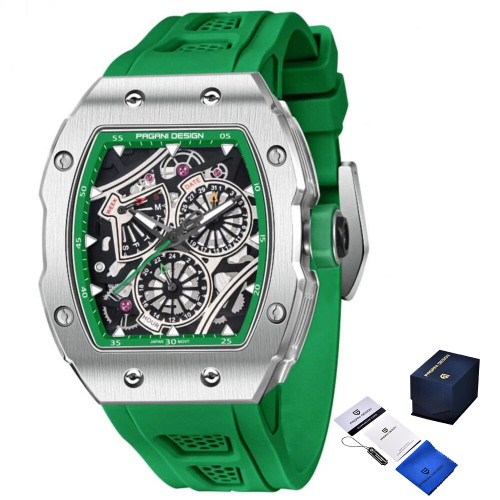 Наручные часы Pagani Design PD-YS012 Silver-Green