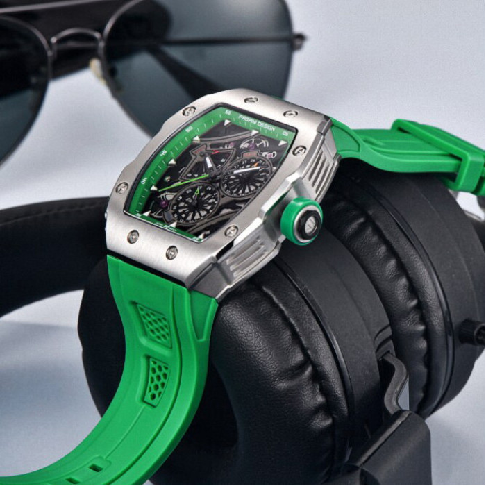 Наручные часы Pagani Design PD-YS012 Silver-Green