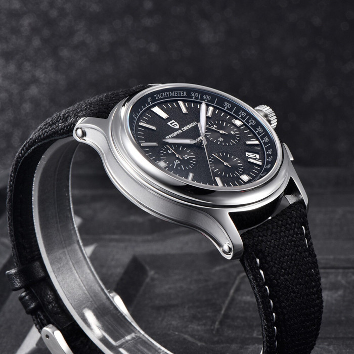 Наручний годинник Pagani Design PD-1781 Black-Silver-Black