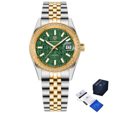 Наручний годинник Pagani Design PD-1794M Silver-Gold-Green