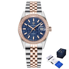 Наручний годинник Pagani Design PD-1794M Silver-Rose Gold-Blue