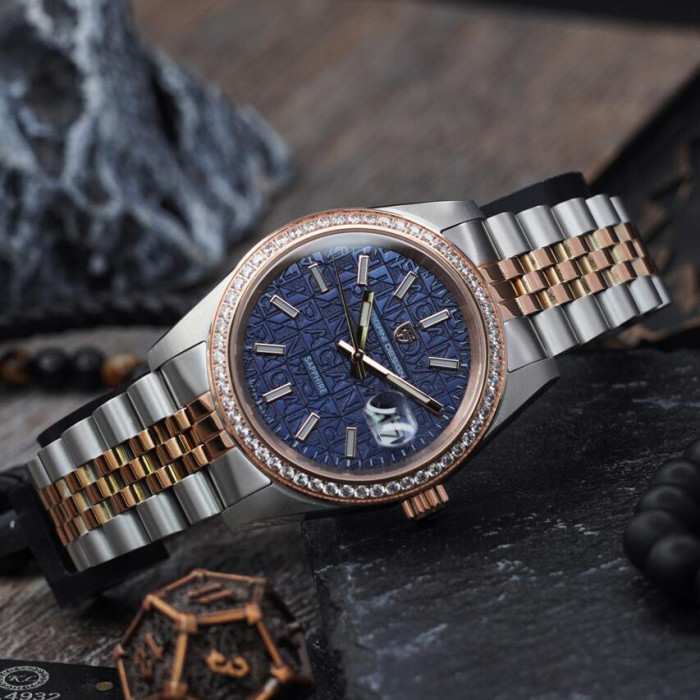Наручний годинник Pagani Design PD-1794M Silver-Rose Gold-Blue