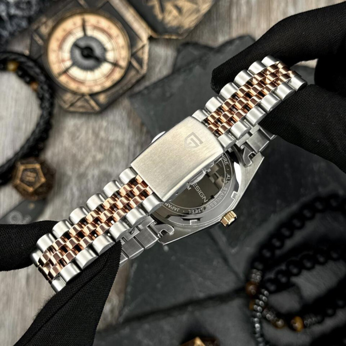 Наручний годинник Pagani Design PD-1794M Silver-Rose Gold-Blue