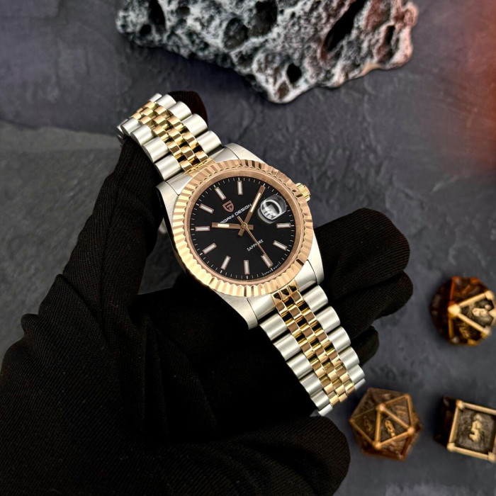 Наручний годинник Pagani Design PD-1794M Silver-Rose Gold-Black