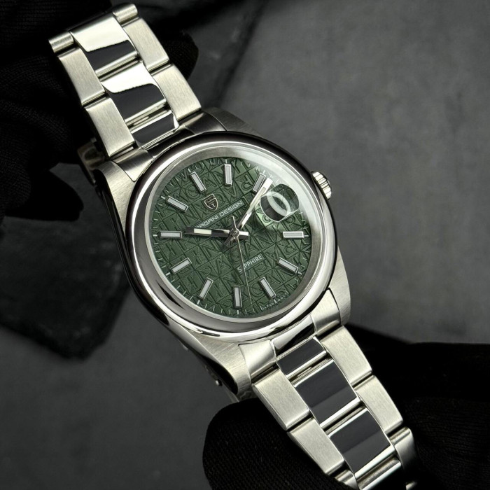 Наручний годинник Pagani Design PD-1794L Silver-Green