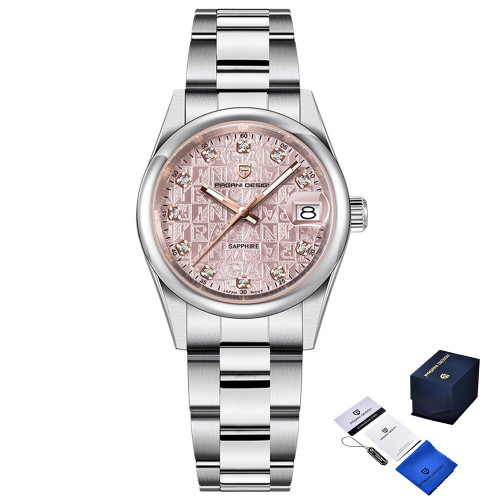 Наручний годинник Pagani Design PD-1794L Silver-Pink