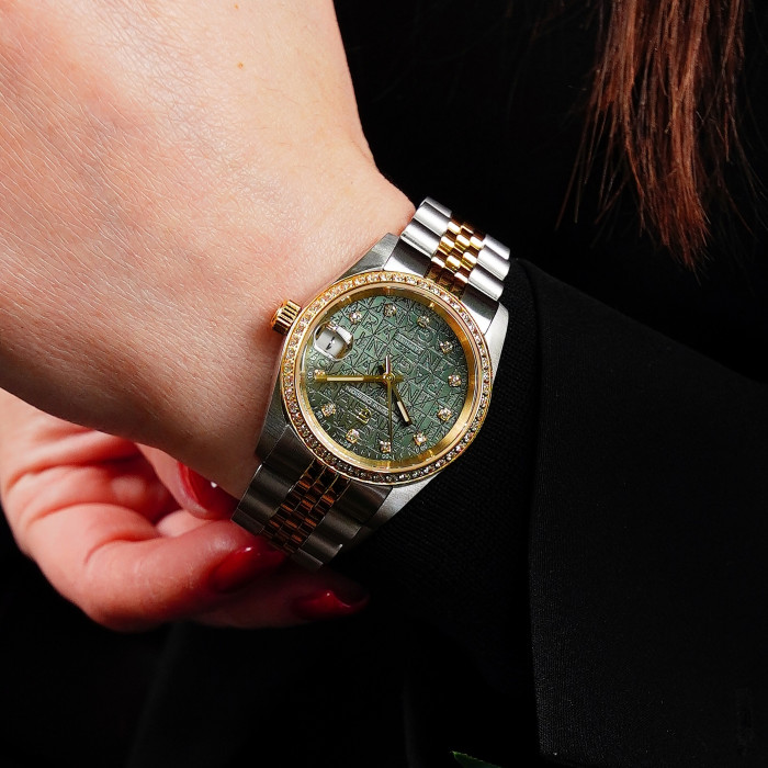 Наручний годинник Pagani Design PD-1794L Silver-Gold-Green