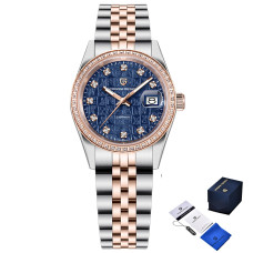 Наручний годинник Pagani Design PD-1794L Silver-Rose Gold-Blue