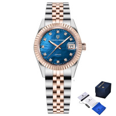 Наручний годинник Pagani Design PD-1794L Silver-Rose Gold-Blue