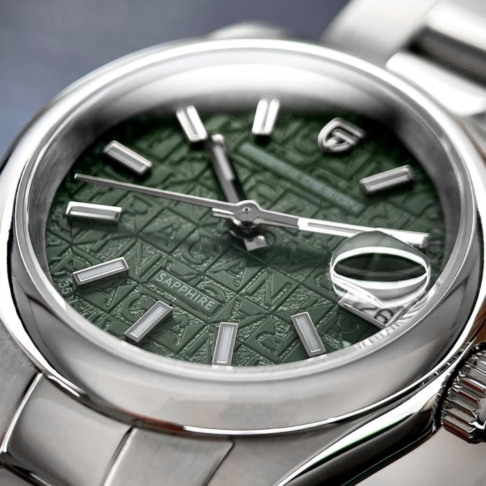 Наручний годинник Pagani Design PD-1794M Silver-Green