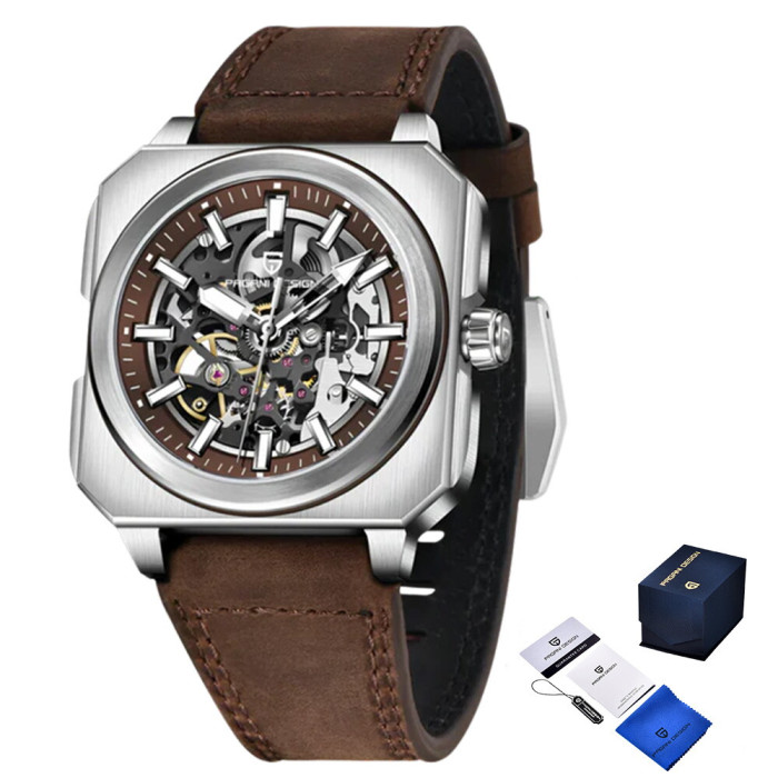 Наручний годинник Pagani Design PD-1791 Brown-Silver
