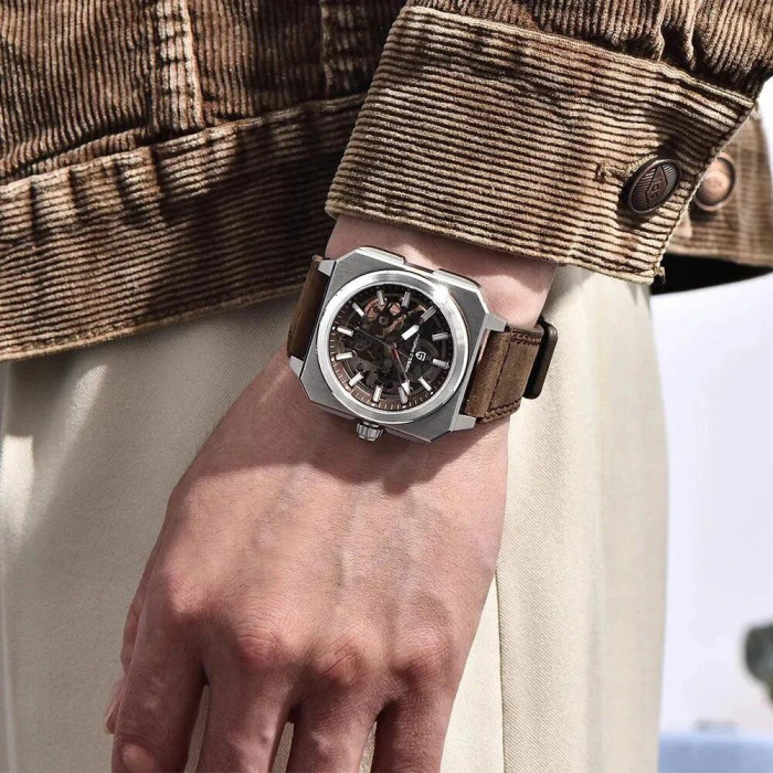 Наручний годинник Pagani Design PD-1791 Brown-Silver