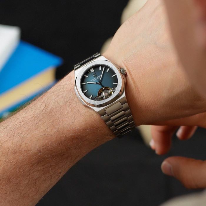 Наручний годинник Pagani Design PD-YS025 Silver-Blue