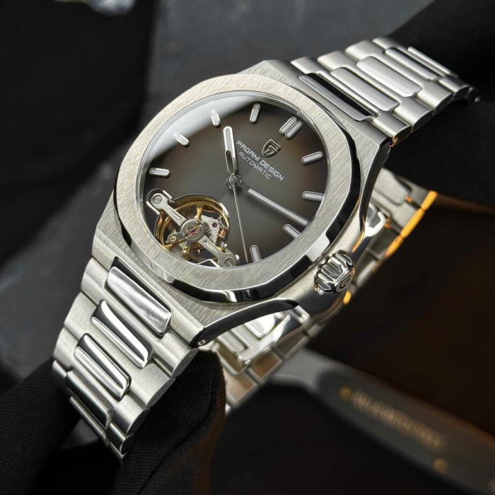 Наручний годинник Pagani Design PD-YS025 Silver-Brown