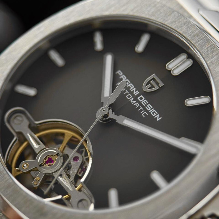 Наручний годинник Pagani Design PD-YS025 Silver-Brown