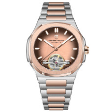 Наручний годинник Pagani Design PD-YS025 Silver-Gold-Light Brown