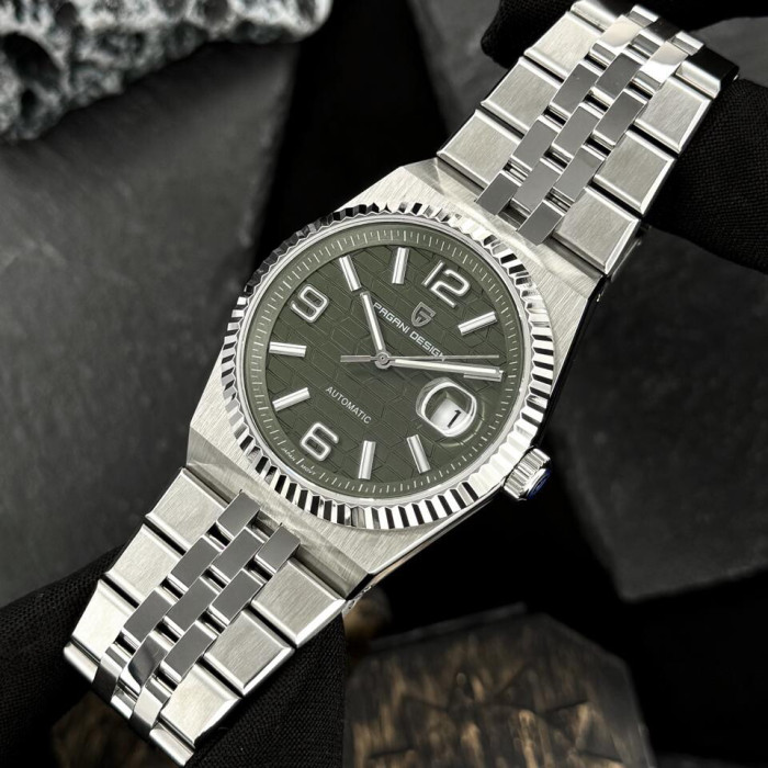 Наручний годинник Pagani Design PD-YS027 Silver-Green