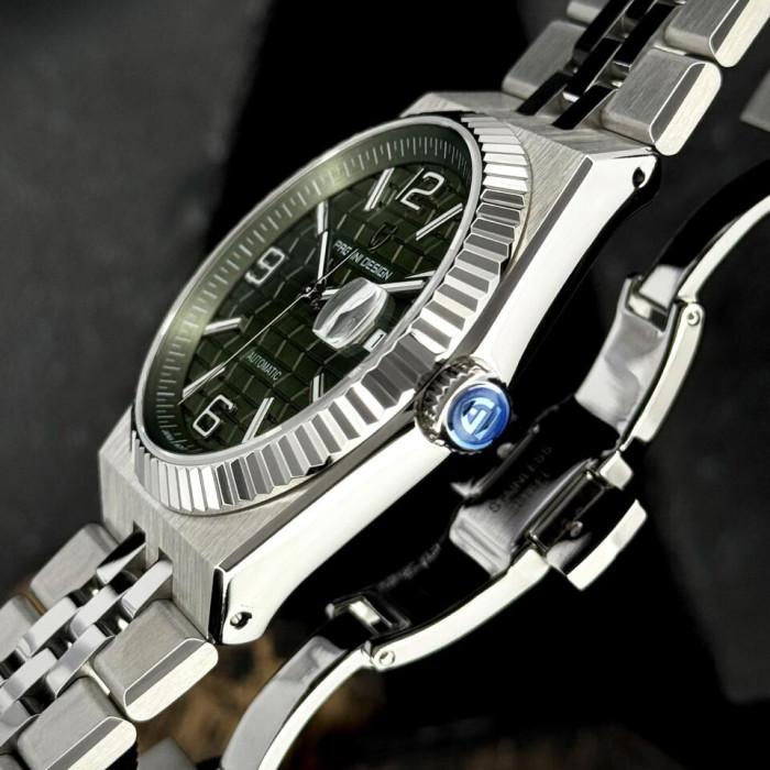 Наручний годинник Pagani Design PD-YS027 Silver-Green