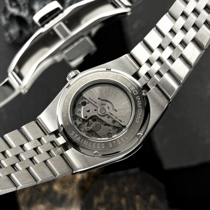 Наручний годинник Pagani Design PD-YS027 Silver-Green