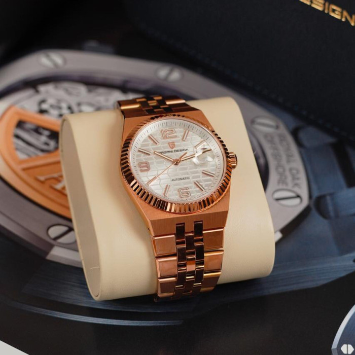 Наручний годинник Pagani Design PD-YS027 Gold-White