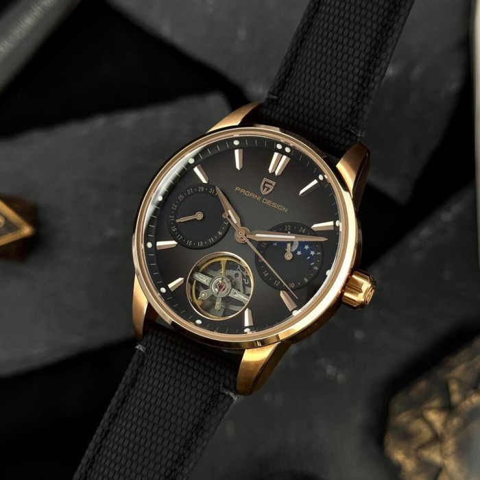 Наручний годинник Pagani Design PD-YS021 Black-Gold