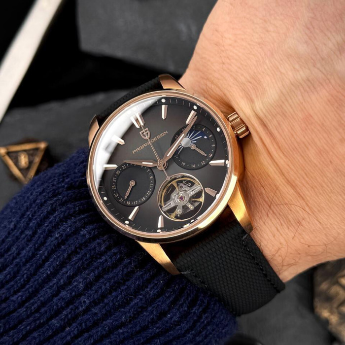 Наручний годинник Pagani Design PD-YS021 Black-Gold