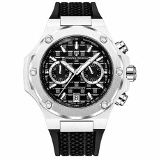 Наручний годинник Pagani Design PD-YS032 Silver-White-Black Rubber