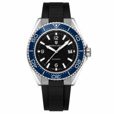 Наручний годинник Pagani Design PD-YS034 Silver-Blue-Black Rubber