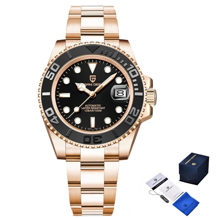 Наручний годинник Pagani Design PD-1651 Gold-Black