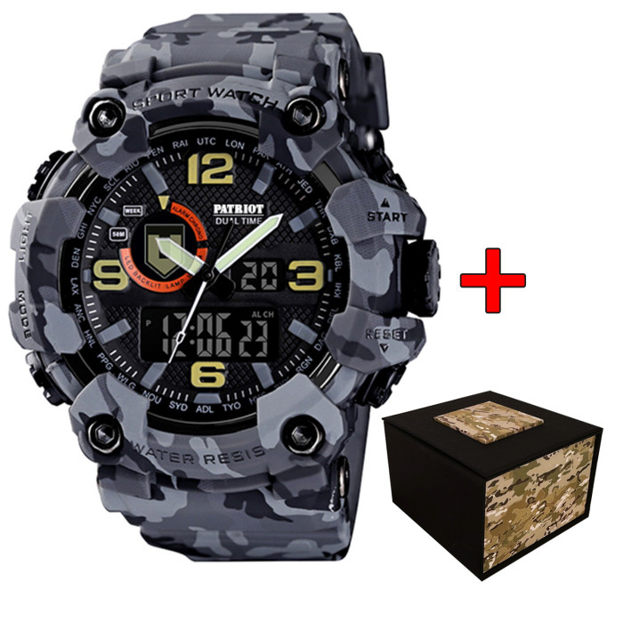 Patriot 002CMGYTRO ТРО Сірий камуфляж + Коробка