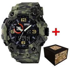 Patriot 002CMGR Ваше лого Зелений камуфляж + Коробка