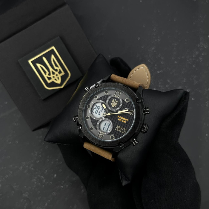 Patriot 017BKBR Тризуб золото Black-Brown