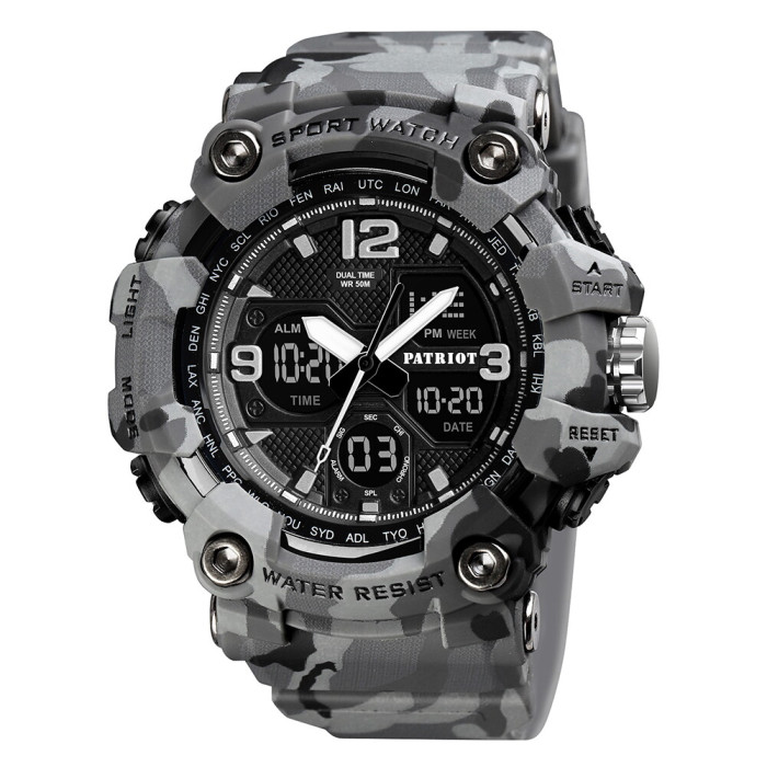 Patriot 006CMGY Camo Gray