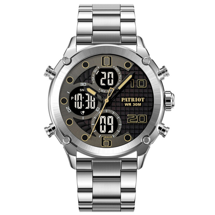Patriot 017SSIBK Silver-Black Steel