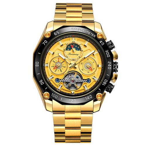 Forsining 6913 Gold-Black-Gold