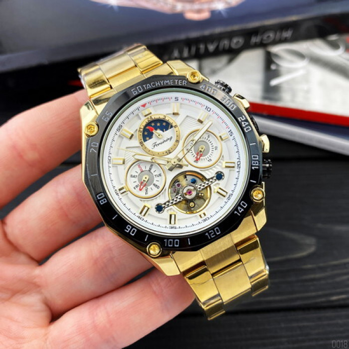 Forsining 6913 Gold-Black-White
