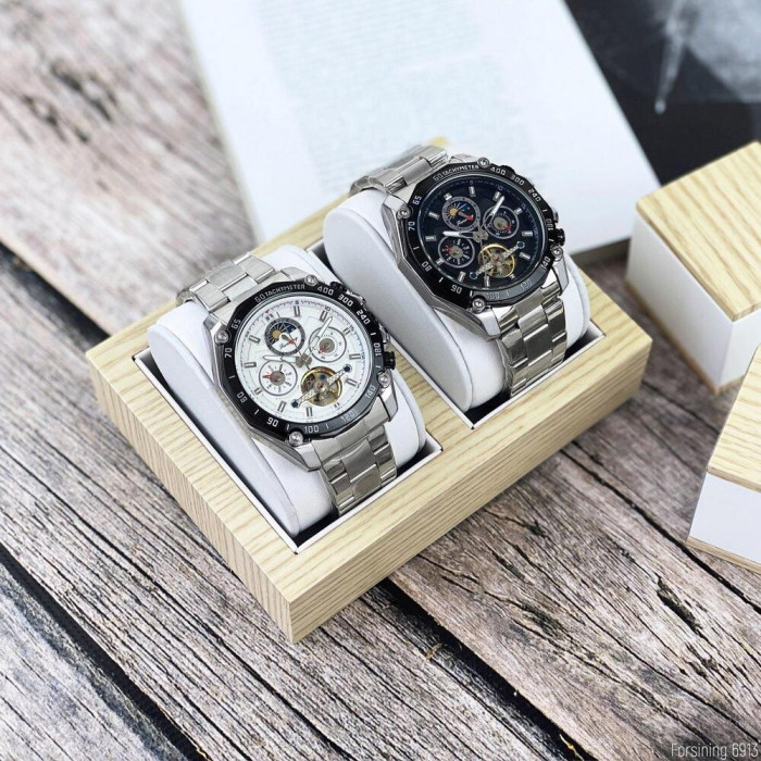 Forsining 6913 Silver-Black