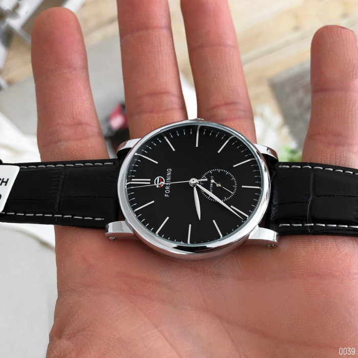 Forsining 8214 Silver-Black