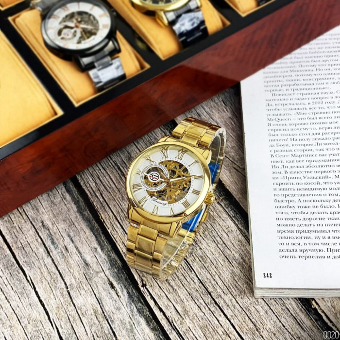 Forsining 8099 Gold-White