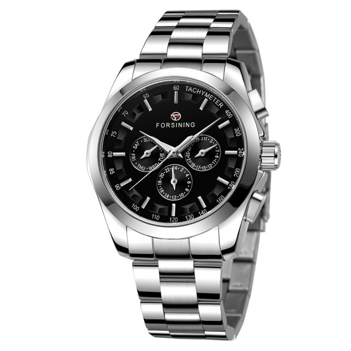 Forsining 6917 Silver-Black