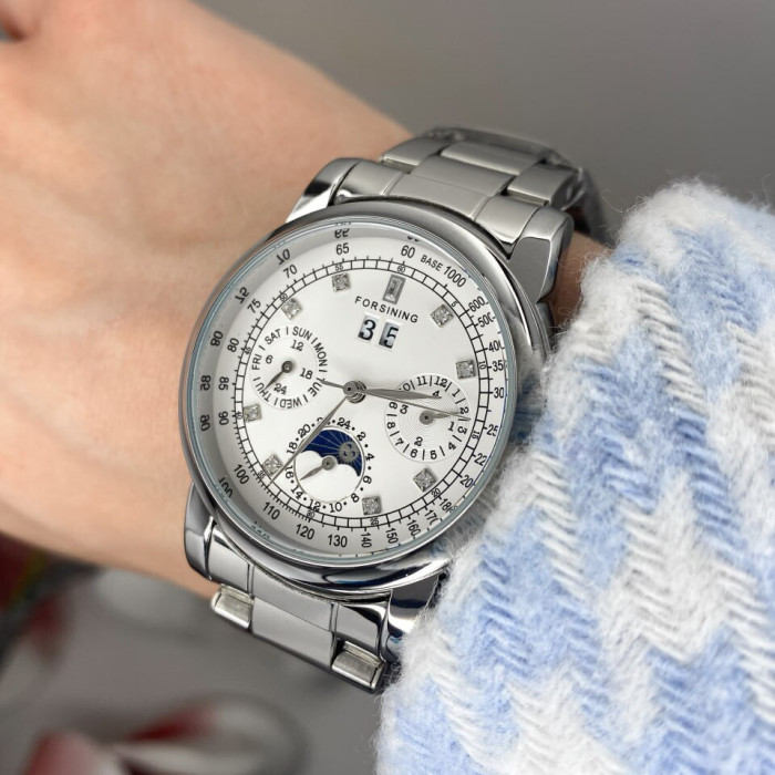 Forsining 6918 Silver-White