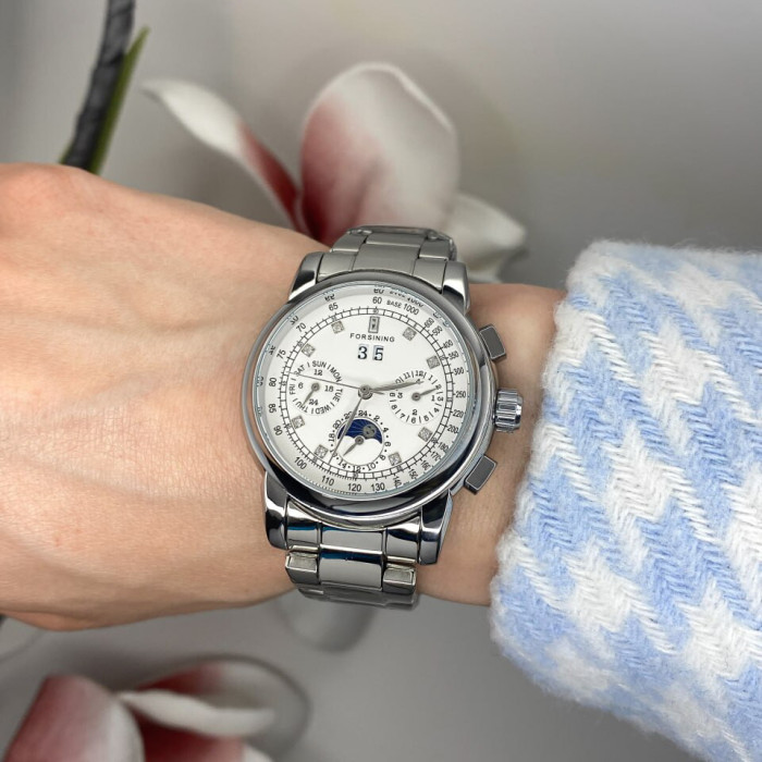 Forsining 6918 Silver-White